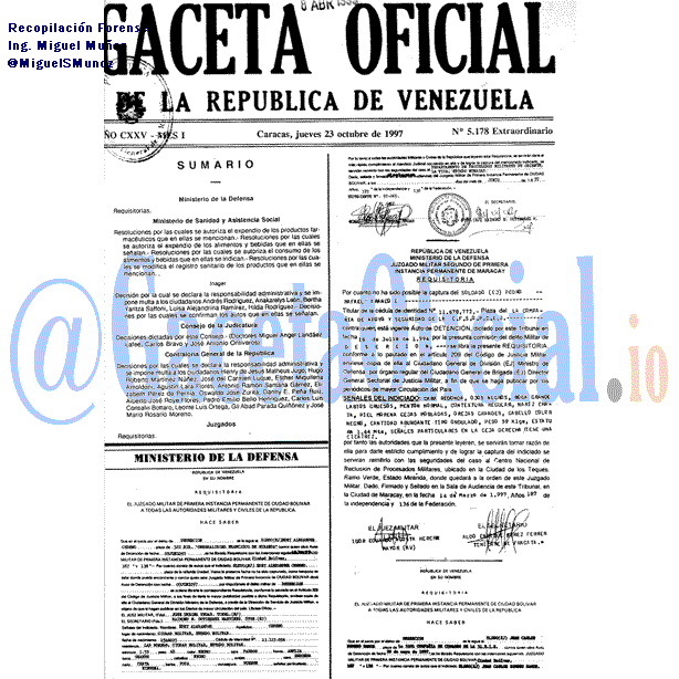 Gaceta Oficial 5178 del 23 Octubre 1997