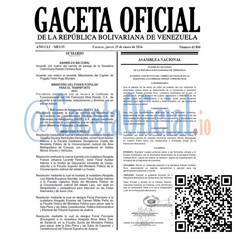 Gaceta Oficial, Gaceta 42806, Gaceta 42806 HD, Gaceta #42806, Gaceta Oficial Venezuela #42806