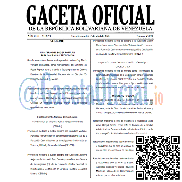 Gaceta Oficial, Gaceta 43099, Gaceta 43099 HD, Gaceta #43099, Gaceta Oficial Venezuela #43099