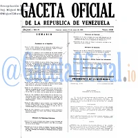 Gaceta Oficial 34148 del 31 Enero 1989