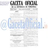 Gaceta Oficial 28521 del 2 Enero 1968
