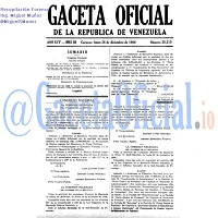 Gaceta Oficial 28219 del 26 Diciembre 1966