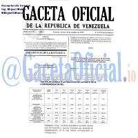 Gaceta Oficial 5391 del 22 Octubre 1999
