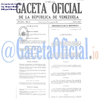 Gaceta Oficial 34439 del 29 Marzo 1990