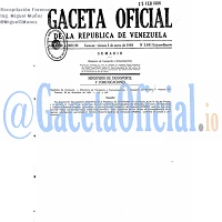Gaceta Oficial 3681 del 3 Enero 1986
