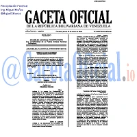 Gaceta Oficial 6508 del 30 enero 2020