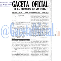 Gaceta Oficial 26672 del 5 Octubre 1961
