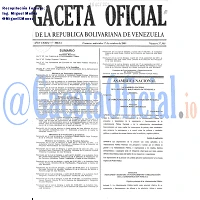 Gaceta Oficial 37305 del 17 Octubre 2001