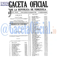 Gaceta Oficial 4658 del 15 Diciembre 1993