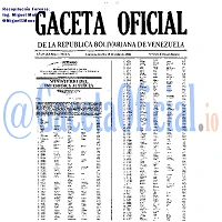 Gaceta Oficial 5816 del 18 Julio 2006