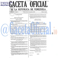 Gaceta Oficial 36247 del 14 Julio 1997