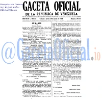 Gaceta Oficial 28658 del 20 Junio 1968