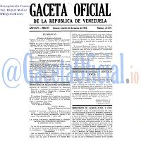 Gaceta Oficial 27991 del 22 Marzo 1966