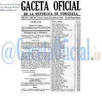 Gaceta Oficial 3448 del 9 Octubre 1984