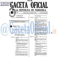 Gaceta Oficial 4466 del 11 Septiembre 1992