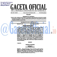 Gaceta Oficial 6281 del 30 diciembre 2016