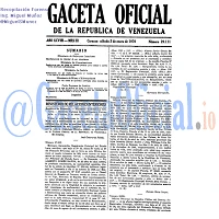 Gaceta Oficial 29111 del 3 Enero 1970