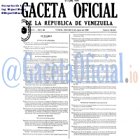 Gaceta Oficial 36615 del 6 Enero 1999