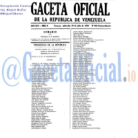 Gaceta Oficial 864 del 24 Julio 1963