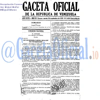 Gaceta Oficial 1429 del 8 Septiembre 1970