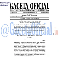 Gaceta Oficial 6342 del 22 noviembre 2017
