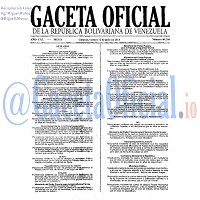 Gaceta Oficial 40206 del 12 Julio 2013