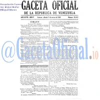 Gaceta Oficial 28863 del 1 Marzo 1969