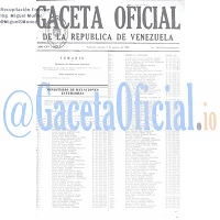 Gaceta Oficial 4039 del 2 Agosto 1988