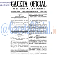 Gaceta Oficial 24637 del 5 Enero 1955