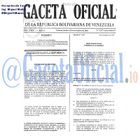 Gaceta Oficial 5557 del 13 Noviembre 2001