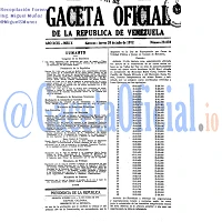 Gaceta Oficial 29859 del 20 Julio 1972