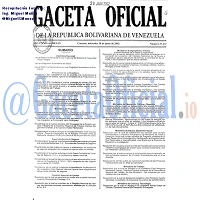 Gaceta Oficial 37472 del 26 Junio 2002