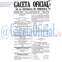 Gaceta Oficial 29541 del 22 Junio 1971