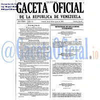 Gaceta Oficial 36279 del 28 Agosto 1997